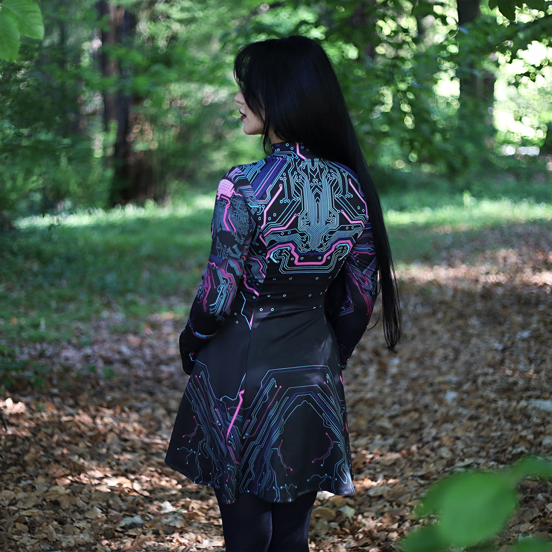 Cyber Skater Dress - Limited