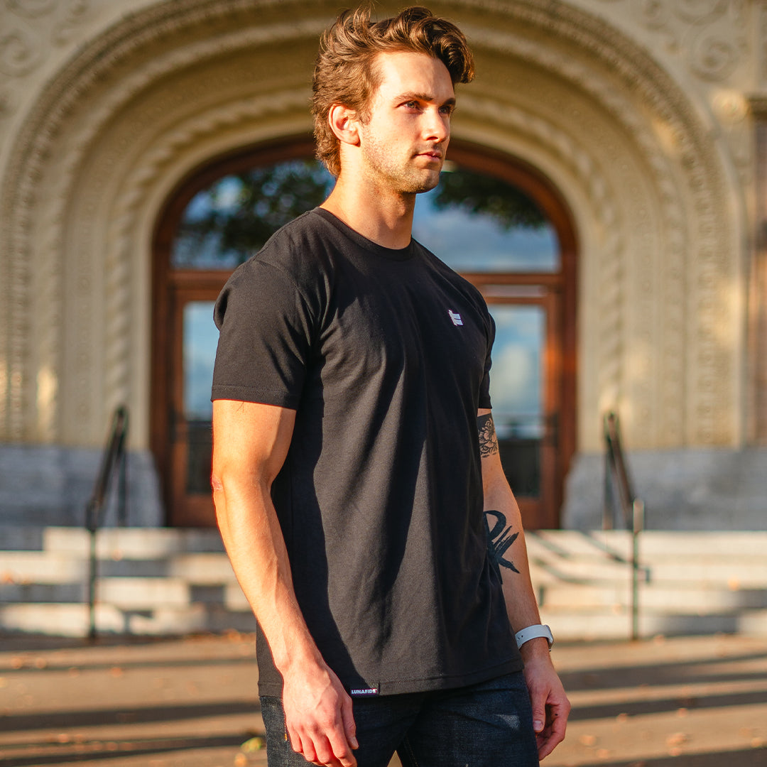 Lunafide Solids - Black Shirt